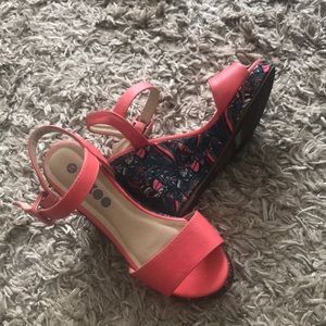 Platform Wedge Sandals from France